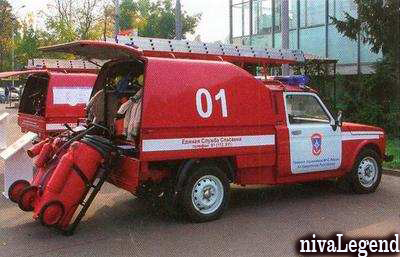 пожарный автомобиль на базе нивы
