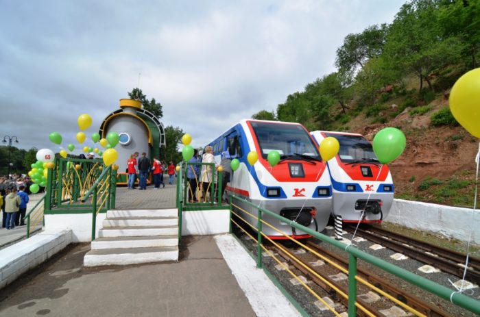 Оренбургская канатная дорога и Детская железная дорога