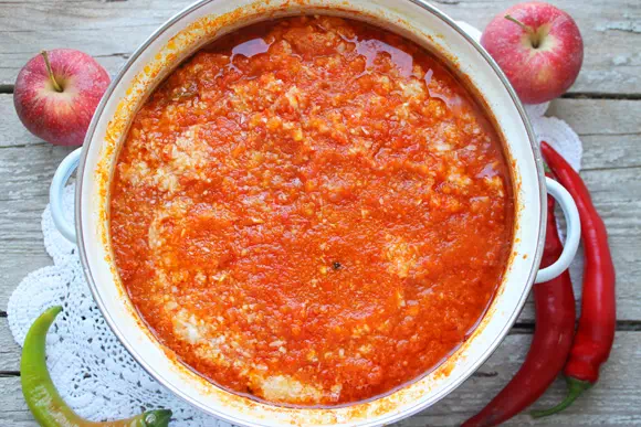 аджика с яблоками фото 9