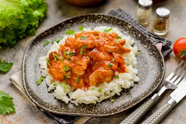 Гуляш из свинины как в детском саду - классический рецепт с пошаговыми фото