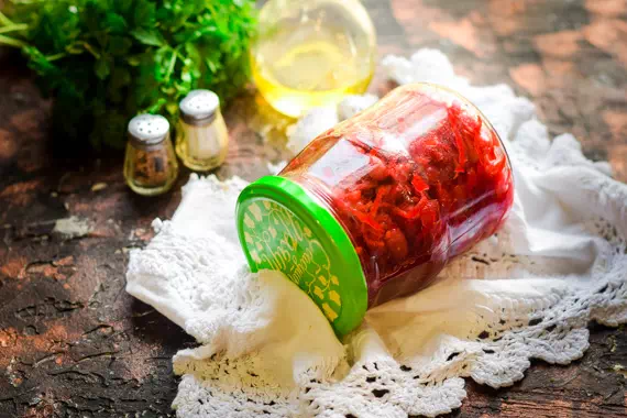 Салат из свеклы на зиму - классический рецепт с пошаговыми фото