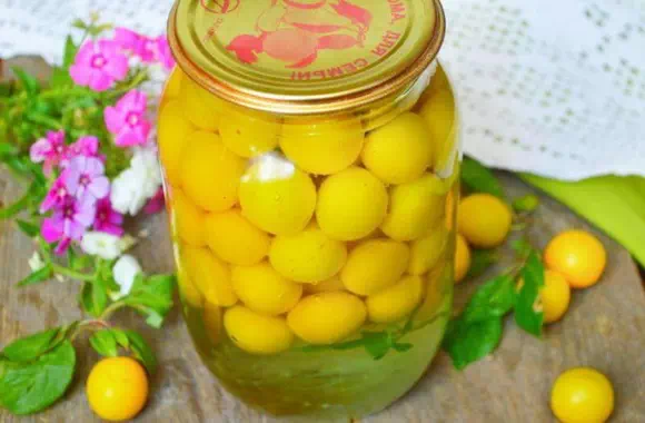 Компот из алычи на зиму