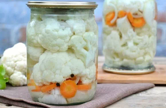 Маринованная цветная капуста на зиму