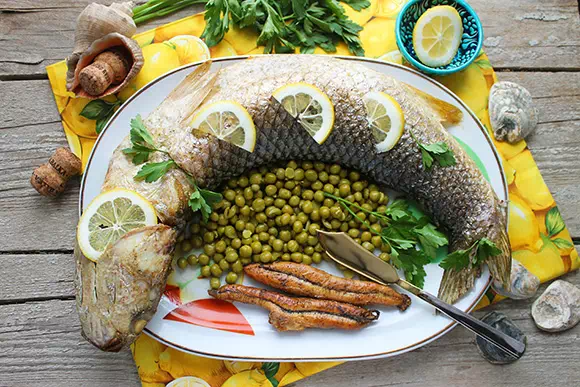 Пеленгас, запечённый в духовке - классический рецепт с фото