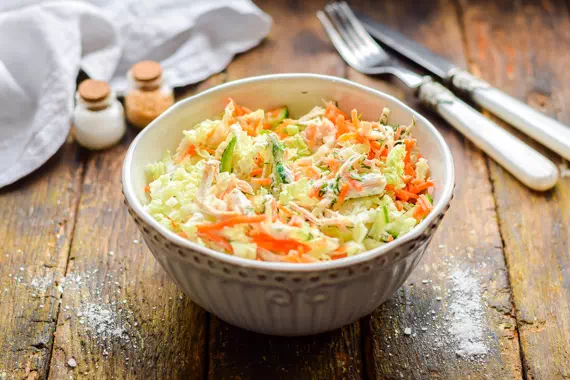 салат с корейской морковью и курицей фото 8