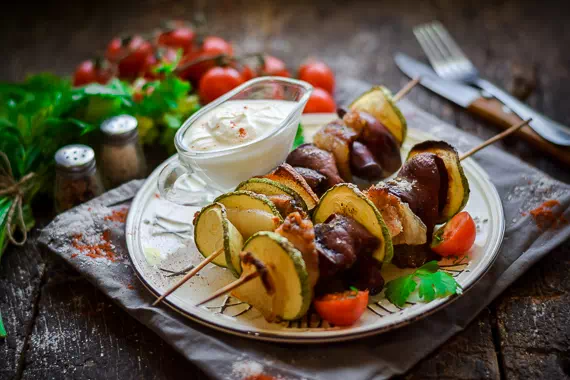 шашлык из печени в духовке фото 7